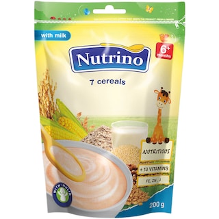 Nutrino | Cereale cu lapte 7 cereale 200g