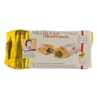 Matilde Vicenzi | Mini Snack | Fursecuri cu crema de alune 5 bucati 5x25g
