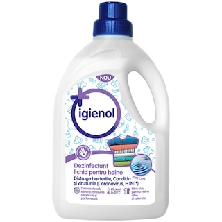 Igienol | Dezinfectant lichid pentru haine, Pure Care 1.5L