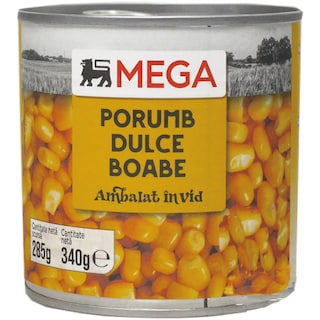 MEGA | Porumb dulce boabe 340g