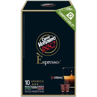 Caffe Vergnano 1882 | Cafea Espresso Arabica, 10 capsule