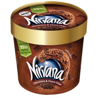Nirvana | Inghetata Chocolate & Choco Chips 98g