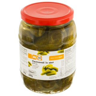 365 | Castraveti in otet 4-7 cm 680g