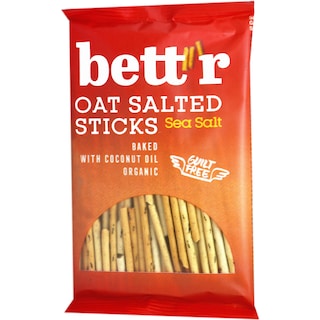 Bettr | Stixuri din ovaz bio cu sare de mare 50g