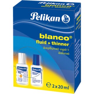 Pelikan | Set corector, fluid si solvent 2x20ml