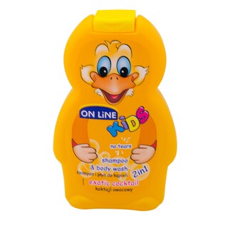 On Line | Kids | Sampon&gel de dus pentru copii cu parfum de fructe exotice 250ml
