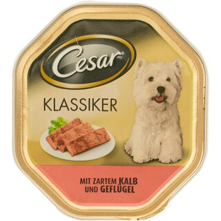 Cesar | Hrana umeda pentru caini cu vitel si pasare 150g