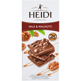 Heidi | Grand'Or | Ciocolata cu lapte si nuca caramelizata 90g