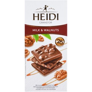Heidi | Grand'Or | Ciocolata cu lapte si nuca caramelizata 90g