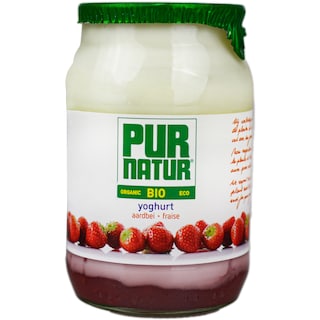Pur Natur Bio | Iaurt bio cu capsuni 150g