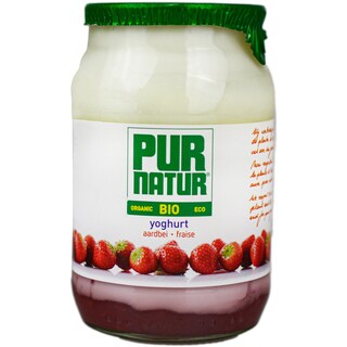 Pur Natur Bio | Iaurt bio cu capsuni 150g