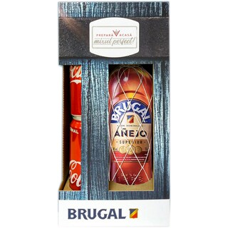 Brugal Anejo | Pachet Rom 700 ml + Coca-Cola 4x330ml