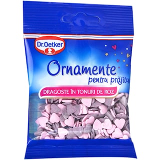 Dr. Oetker | Ornamente pentru prajituri Inimioare 30g