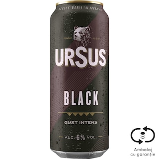 Ursus | Black | Bere neagra 0.5L