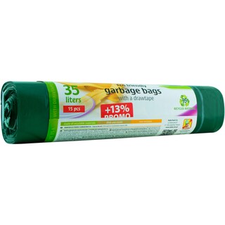 Stella | Saci menaj eco 35L, 15 bucati