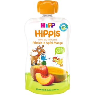 Hipp | Piure cu mar, mango si piersica eco 100g