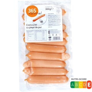 365 | Crenvursti cu piept de pui 300g
