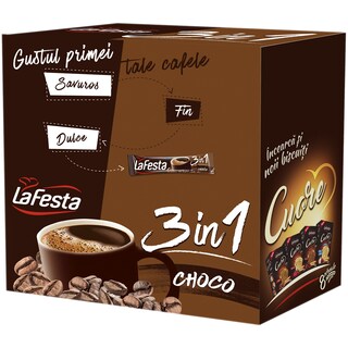 La Festa | Cafea instant, 3in1 cu ciocolata 24x15.6g 374.4g