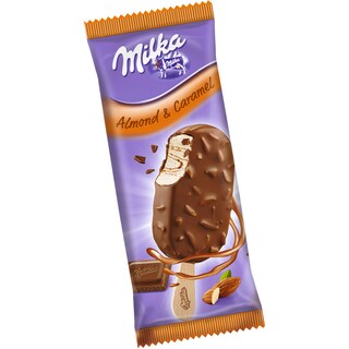 Milka | Inghetata cu migdale si caramel 67g