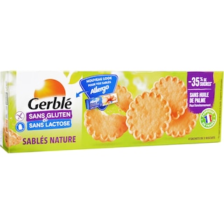 Gerble | Biscuiti fara lactoza 120g