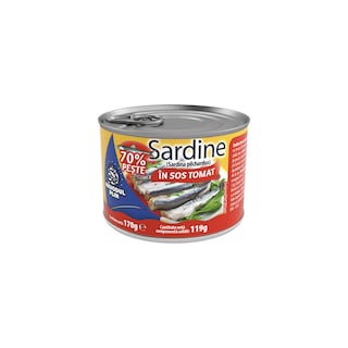 Navodul Plin | Sardine in sos tomat 170g