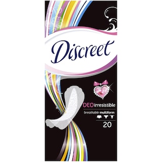 Discreet | Absorbante zilnice Irresistible 20 bucati