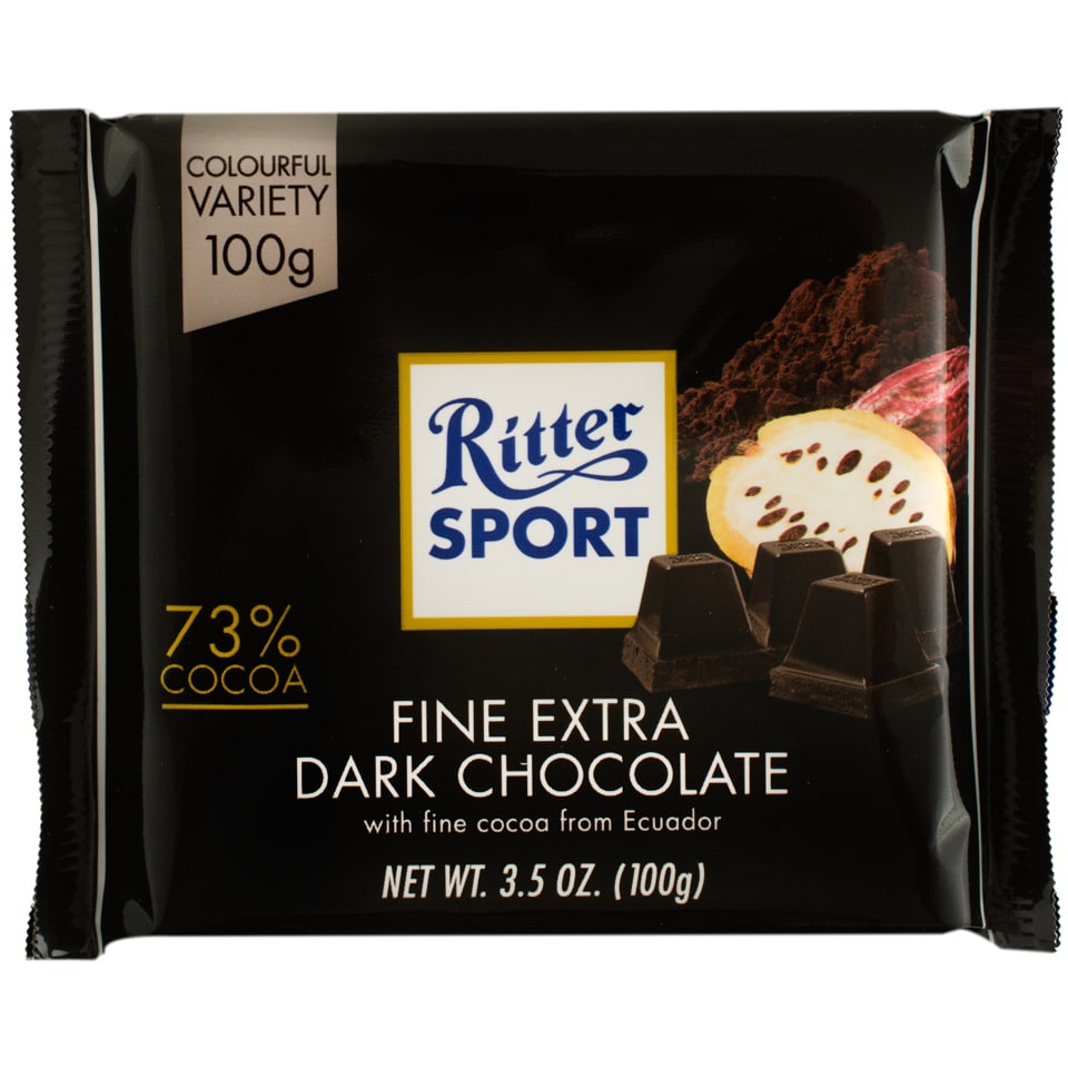 Ritter Sport | Ciocolata Fine Extra Dark 100g | Mega-image
