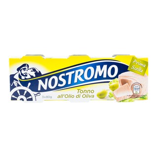 Nostromo | Ton bucati in ulei de masline 3x80g