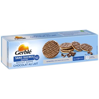 Glucoregul | Biscuiti glazurati cu ciocolata cu lapte 125g