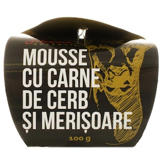 Silvania Gourmet | Mousse cu carne de cerb si merisoare 100g