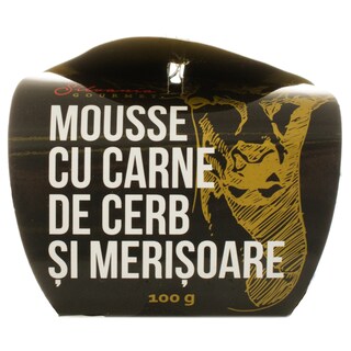Silvania Gourmet | Mousse cu carne de cerb si merisoare 100g