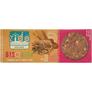 Zido | Bisqvita | Biscuiti vegan cu curmale 115g