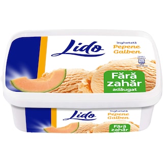 Lido | Inghetata pepene galben, fara zahar adaugat 1000ml
