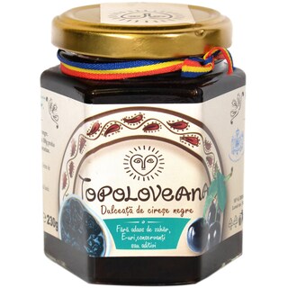 Topoloveni | Dulceata de cirese negre 230g