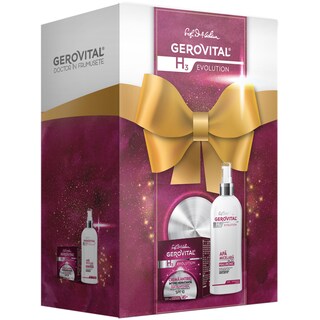 Gerovital | H3 Evolution | Set cadou Crema Anti-age si Ser Pefect Anti-age