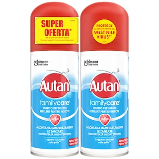 Autan | Spray protector impotriva tantarilor 2x100ml