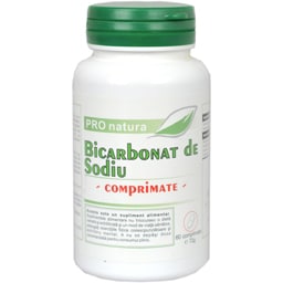 Supliment bicarbonat de sodiu 60 capsule