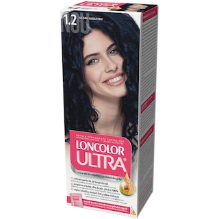 Loncolor | Ultra | Vopsea pentru par 1.2 Negru albastru