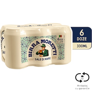 Birra Moretti | Bere Sale di Mare 6x0.33L
