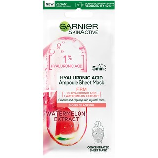 Garnier | Masca tip servetel cu extract de pepene rosu 15g