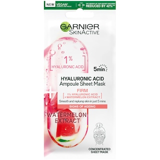 Garnier | Masca tip servetel cu extract de pepene rosu 15g