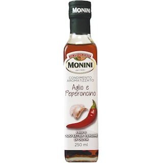 Monini | Ulei de masline extravirgin aromatizat cu usturoi si chilli 250ml