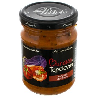 Bunatati de Topoloveni | A la Carte | Zacusca de vinete 250g