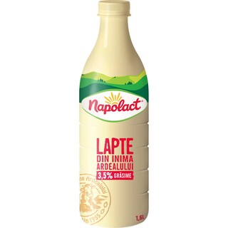 Napolact | Lapte din inima Ardealului 3.5% grasime 1.6L