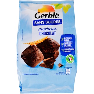 Gerble | Madlene cu ciocolata fara zahar 196g