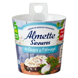 Almette | Savuros | Crema de branza cu ceapa si patrunjel 140g