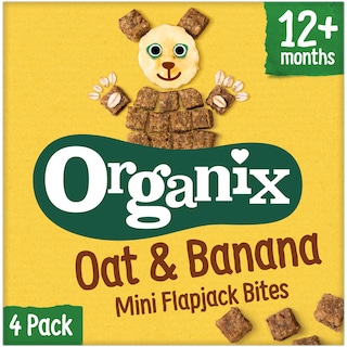 Organix | Cubulete ecologice moi din ovaz integral si banane, 12+ luni 80g