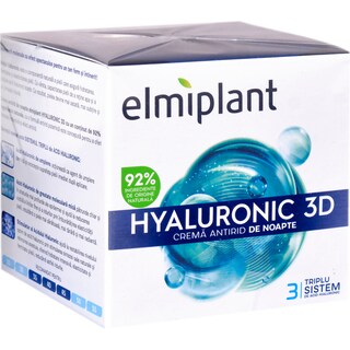 Elmiplant | Crema antirid de noapte Hyaluronic 3D 50ml