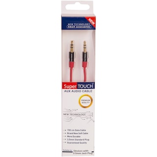 Super Touch | Cablu auxiliar Audio pentru conectarea dispozitivelor cu port Jack de 3.5mm