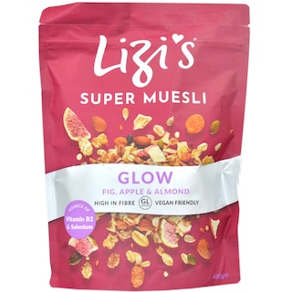 Lizi's | Musli Glow cu smochine, mere si migdale 400g